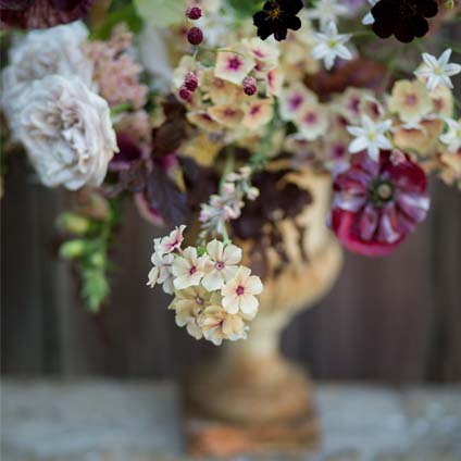 Urn floral arrangement simply by arrangement workshop